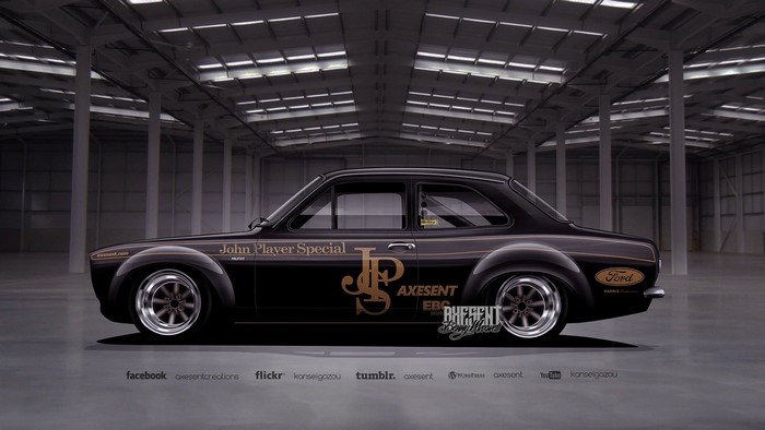Ford John Player Special Race Car Render