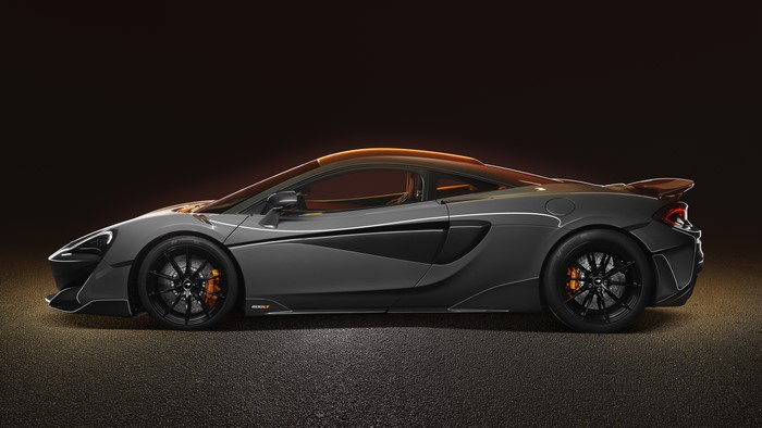4K McLaren 600LT Side View Car