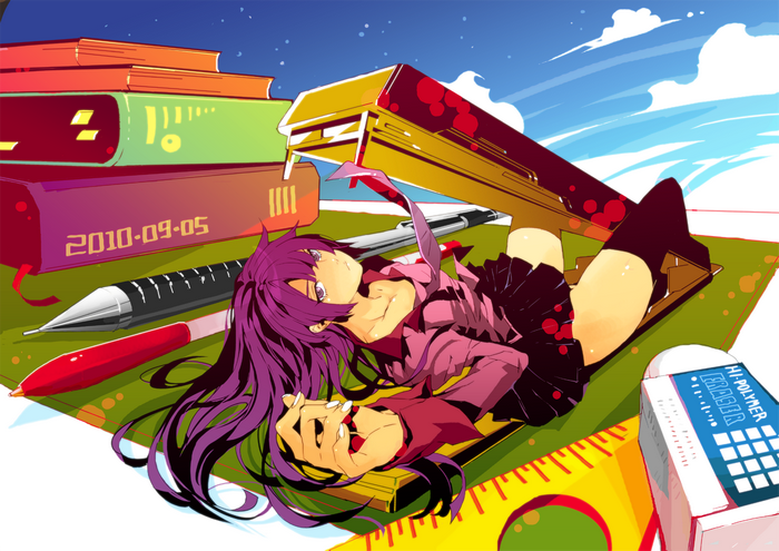Hitagi Senjougahara from Monogatari Series