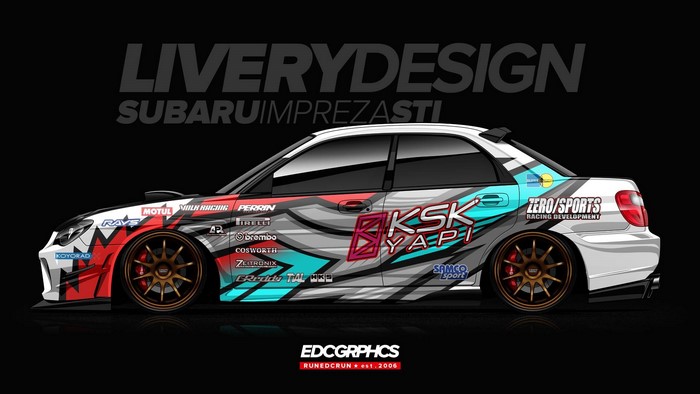 Subaru Impreza WRX STi Livery Design by EDC Graphics
