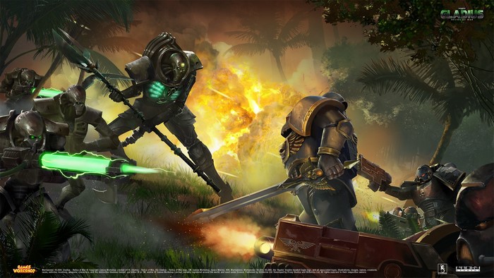 Warhammer 40,000 Necrons vs Space Marines Gladius