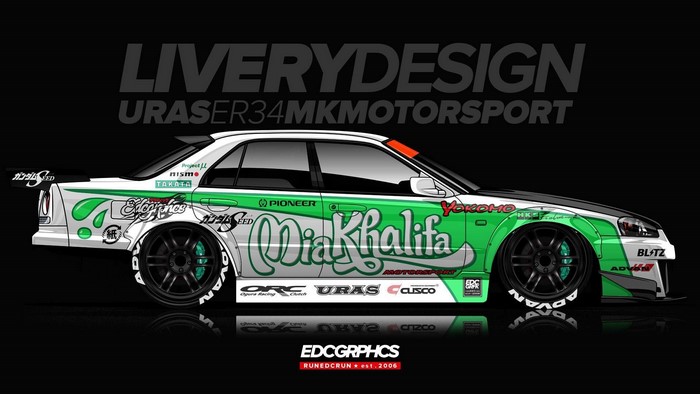 Nissan Skyline GT-R R34 by EDC Graphics