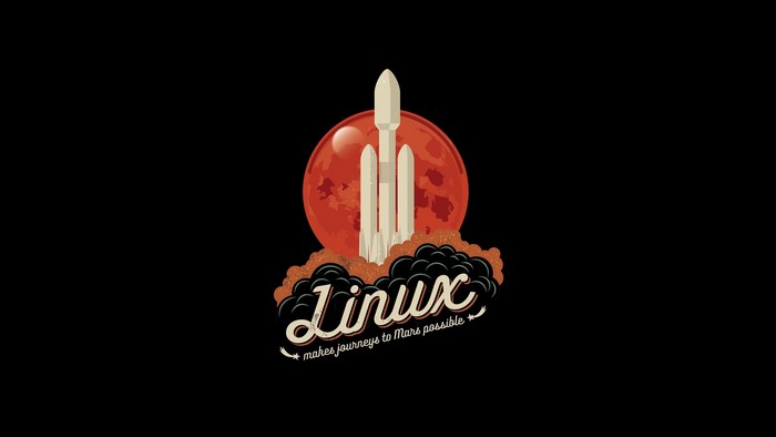 Linux rocket launch to Mars