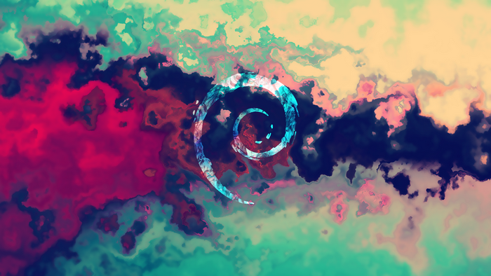 Operating System Abstract Colorful Linux Debian Digital Art Hd