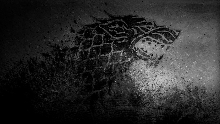 House Stark Direwolf Logo from Game of Thrones