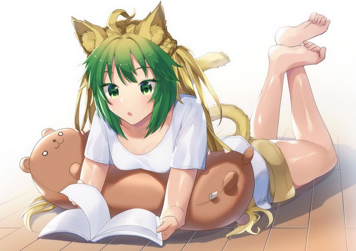 Atalanta from Fate Series Reading Indoors