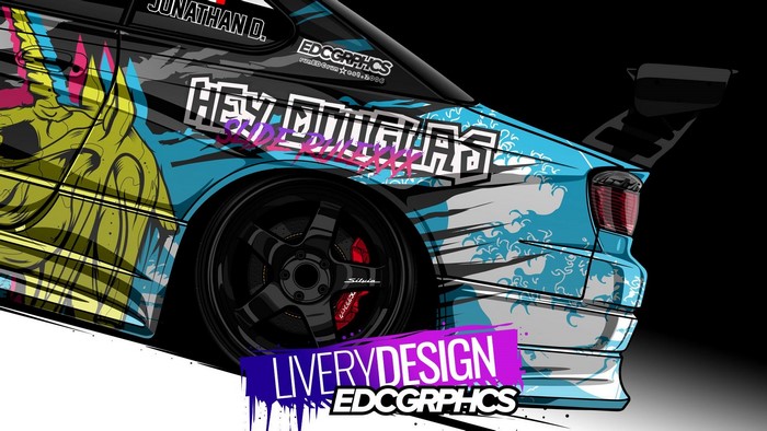 Nissan Silvia S15 Digital Art by EDC Graphics