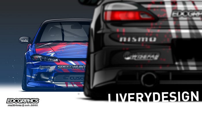 Nissan Silvia S15 JDM Car Livery Design by EDC Graphics