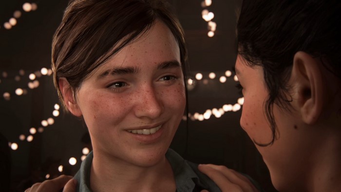 Ellie and Dina from The Last of Us Part II
