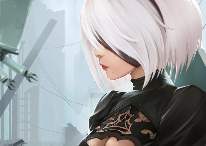 9 Blindfolded Atali ideas  nier automata, 2b nier autómata, neir