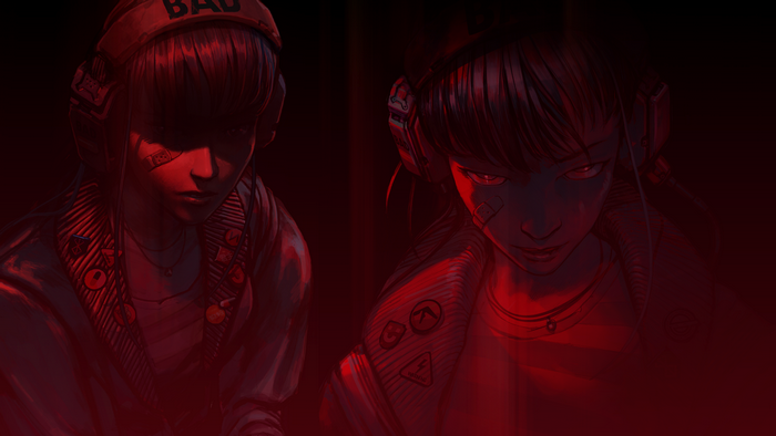 RUINER Cyberpunk Girl in Red Lighting