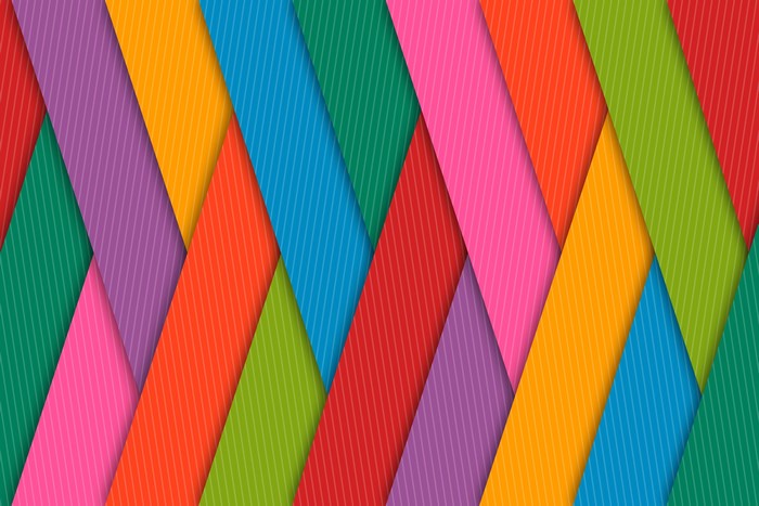 Colorful geometric pattern with diagonal stripes