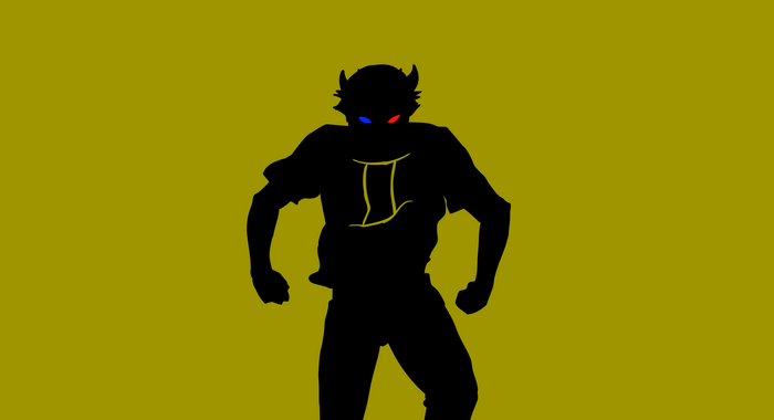 Sollux Captor from Homestuck Silhouette