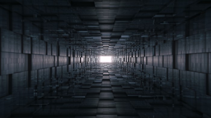 3D Abstract Tunnel Render