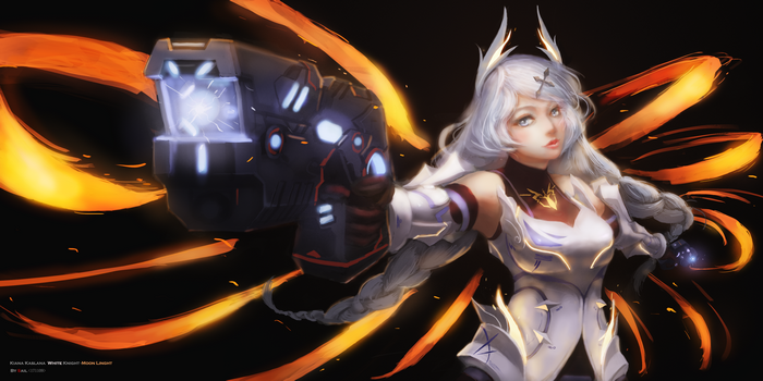 Kiana Kaslana White Knight Moonbeam from Honkai Impact