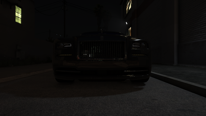 Black Rolls-Royce car in Grand Theft Auto V