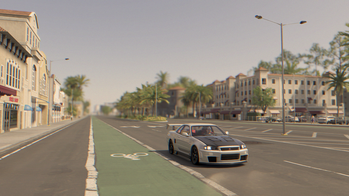 4K Nissan Skyline GT-R R34 in Miami