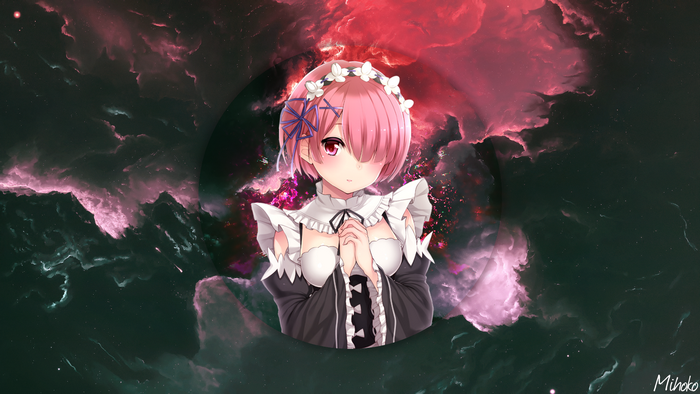 Ram from Re:Zero Kara Hajimeru Isekai Seikatsu