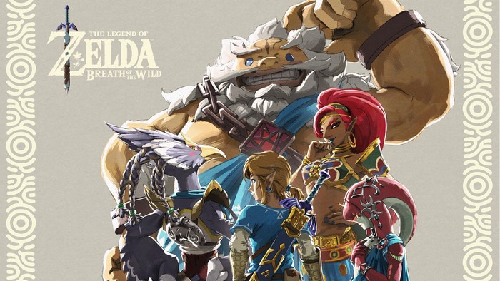 4K, The Legend of Zelda: Breath of the Wild, Urbosa, Revali, Mipha ...