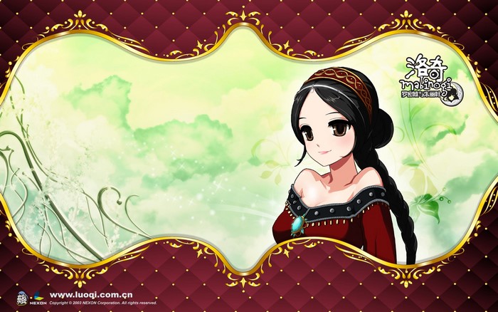 Mabinogi Heroes game poster with character
