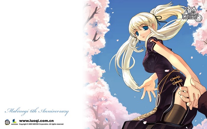 Mabinogi 6th Anniversary anime poster