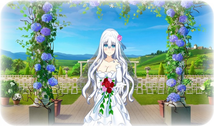 Kanade Shimizu from Date A Live wedding dress