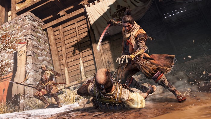 Sekiro: Shadows Die Twice combat scene