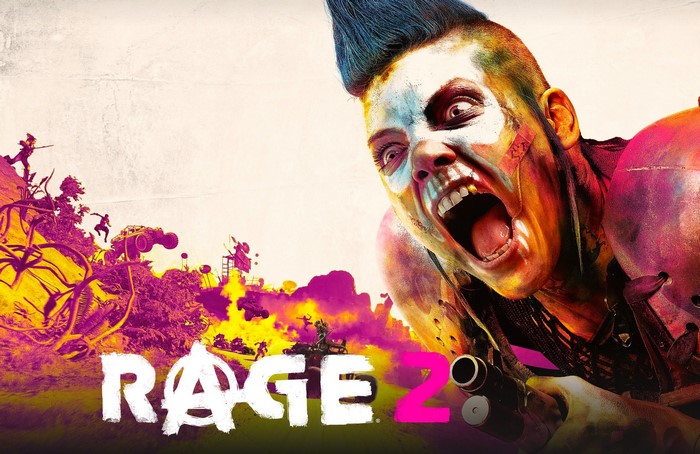 Rage 2 video game cover art