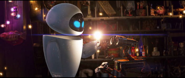 WALL-E and EVE from WALL-E