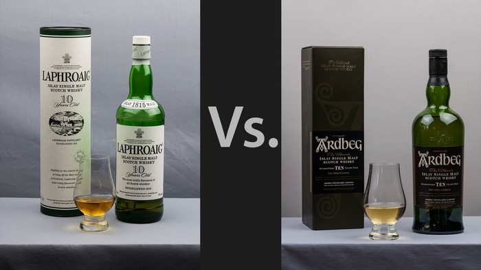 Laphroaig 10 Year Old vs Ardbeg Ten Year Old Scotch Whisky