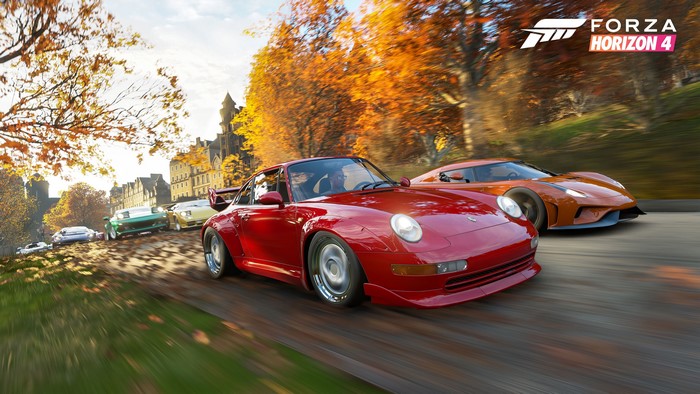 Forza Horizon 4: Racing Porsches in Fall
