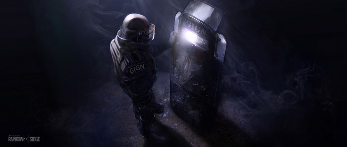 Montagne from Rainbow Six Siege with shield