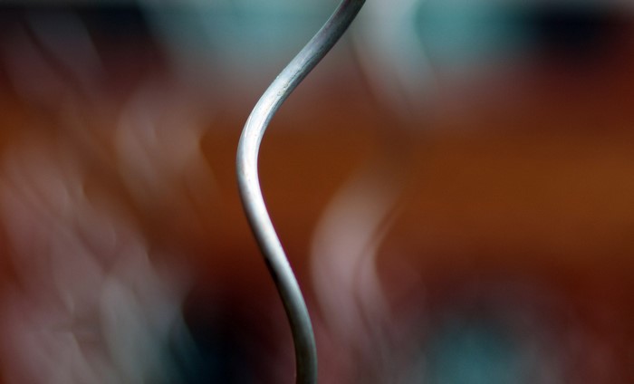 Abstract wire with bokeh
