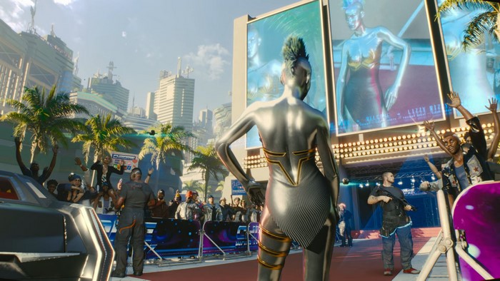 Cyberpunk 2077 Lizzy Wizzy Red Carpet Event