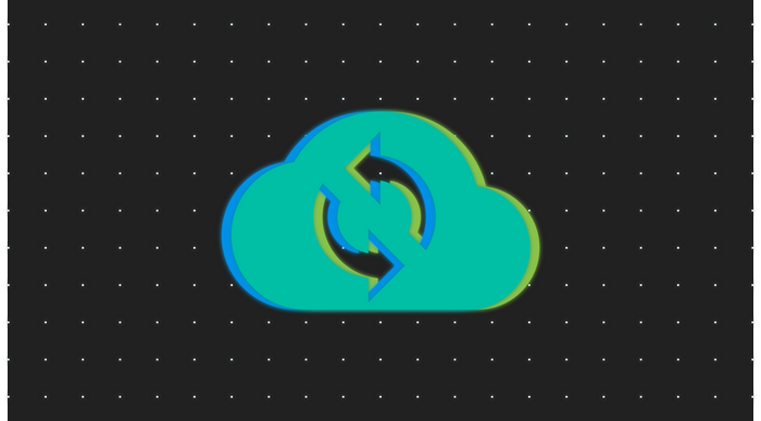 Cloud services with refresh icon on grid