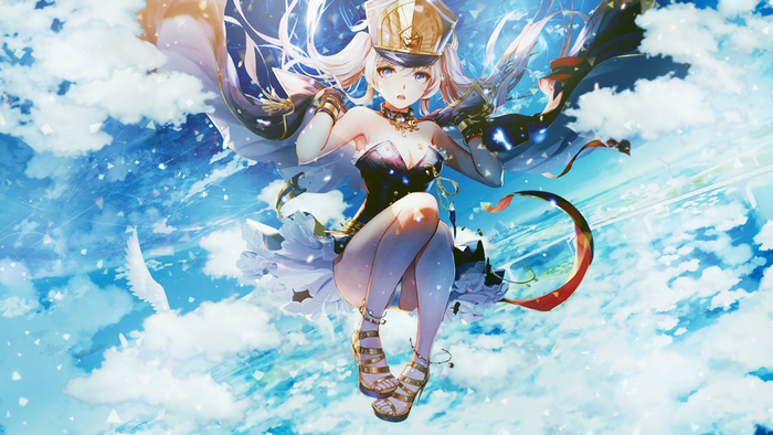 Altair from Re:CREATORS in the sky