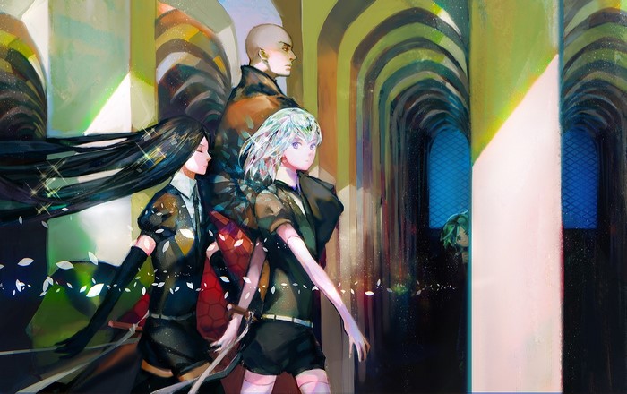 Phos and Bort from Houseki no Kuni