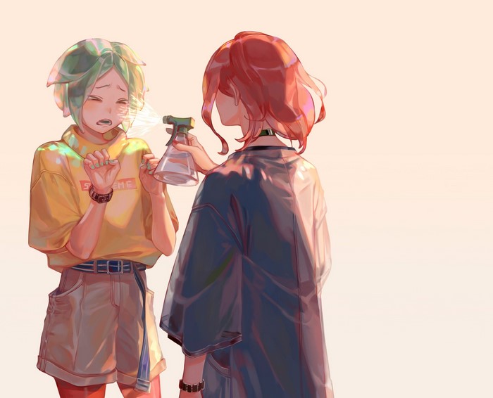 Phos and Cinnabar Houseki no Kuni Fan Art