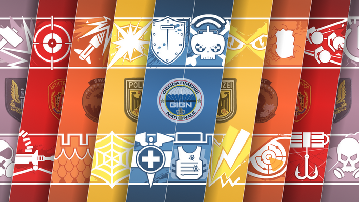 Rainbow Six Siege Operator Icons and Emblems