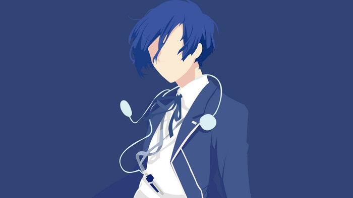 Makoto Yuki from Persona 3 Minimalist Anime