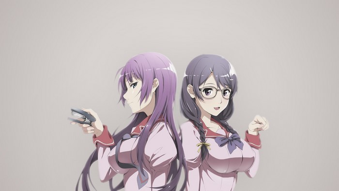 Senjougahara Hitagi and Hanekawa Tsubasa from Monogatari Series