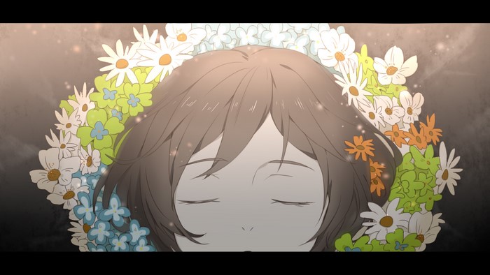 Miki Makimura from Devilman Crybaby with flower crown