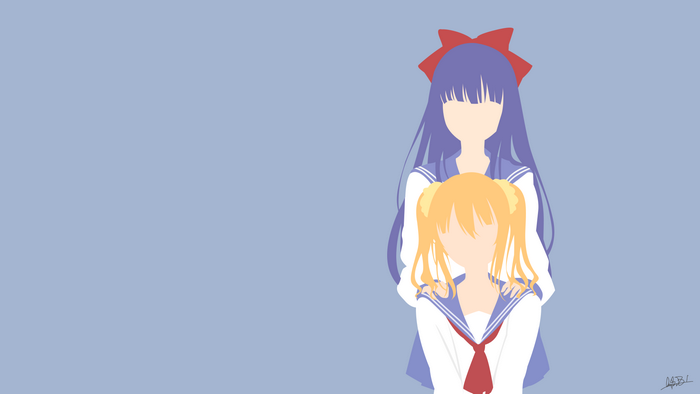 Popuko and Pipimi from Pop Team Epic