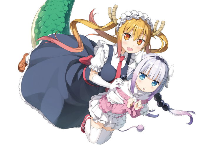Tohru and Kanna from Kobayashi-san Chi no Maid Dragon
