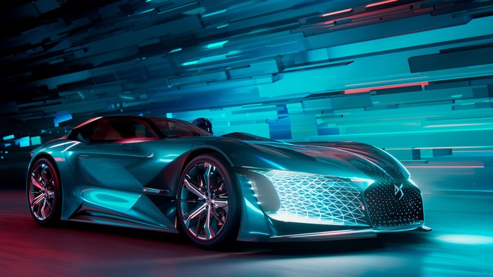 Cyan DS Concept Car Roadster 4K