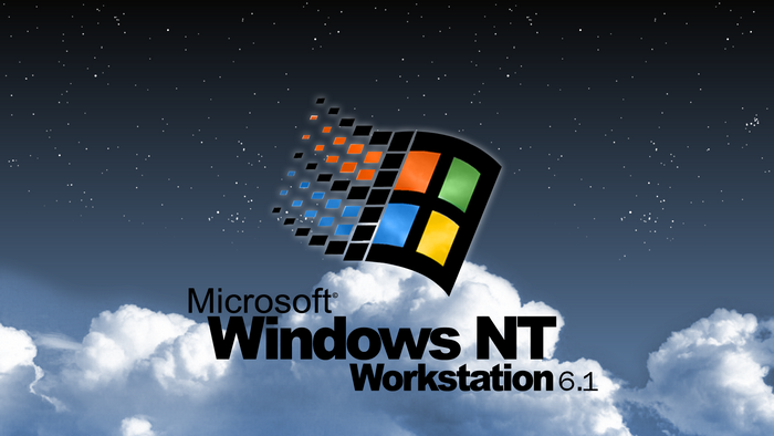 Microsoft Windows NT Workstation 6.1 Logo