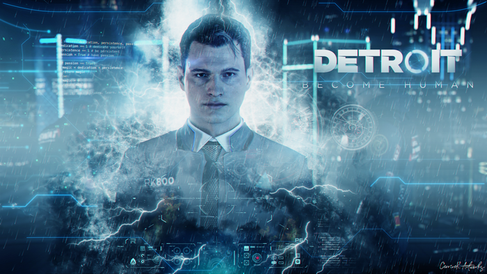 Connor from Detroit: Become Human 4K