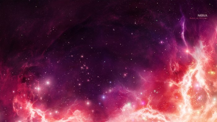 NOVA Robin de Blanck space galaxy digital art
