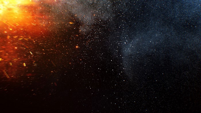 Battlefield 1 4K abstract dust splatter