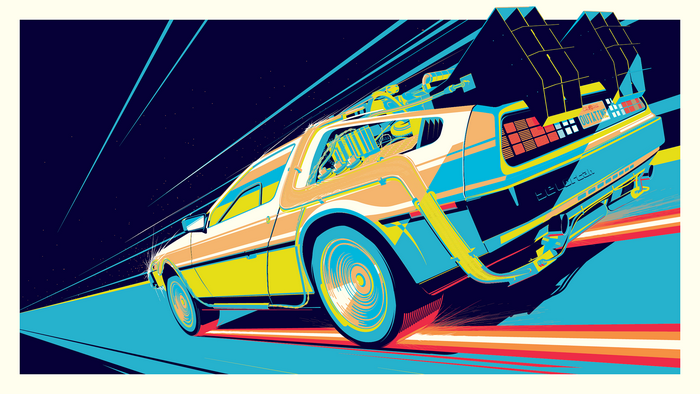 DMC DeLorean from Back to the Future